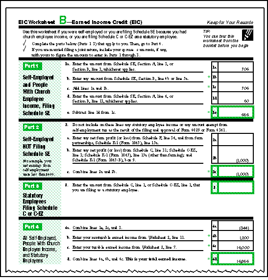  earned income credit page 13