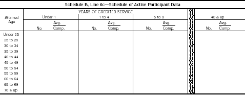 Line 8c–Schedule of Active Participant Data