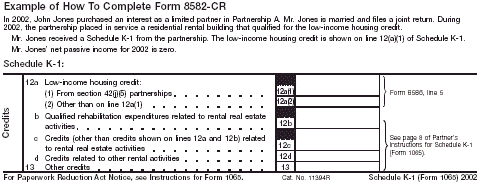 Jones example of Schedule K-1