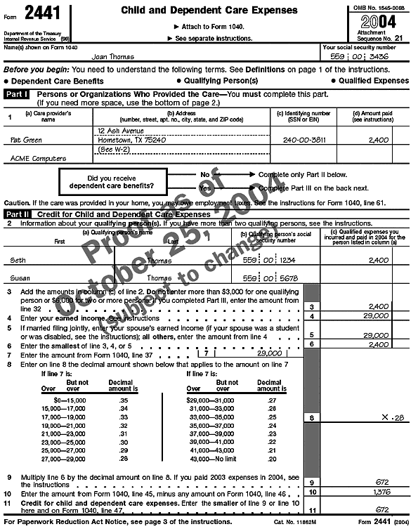 Form 2441, Page 2