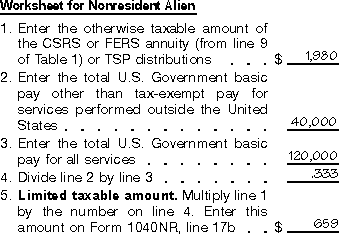 Filled in graphic for Nonresident Alien first line$1,980
