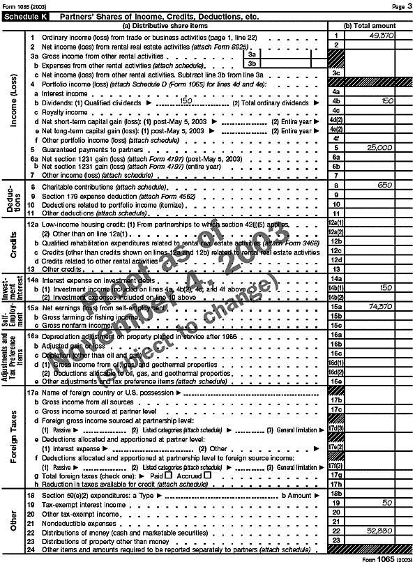 Form 1065 page 3