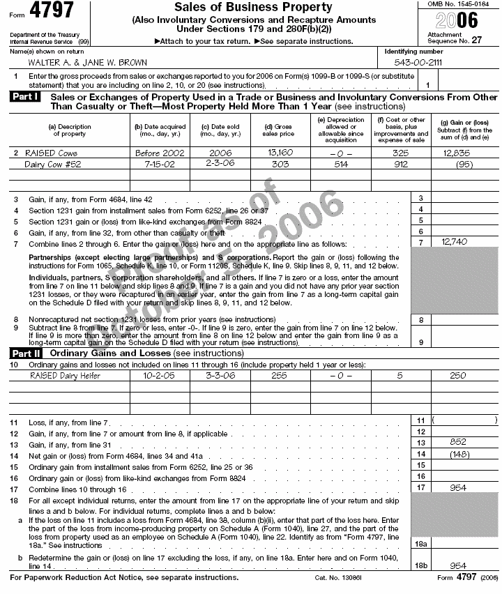 Form 4797 - page 1
